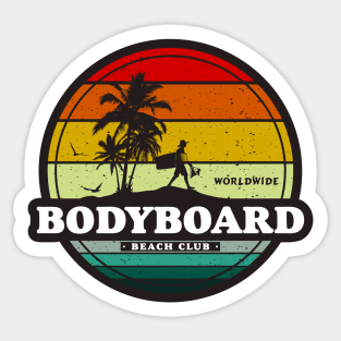 Bodyboard Beach Club_1 Sticker